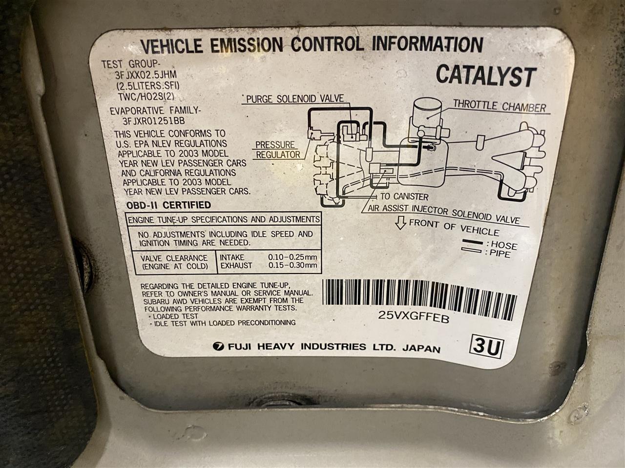 2003 Forester parts car