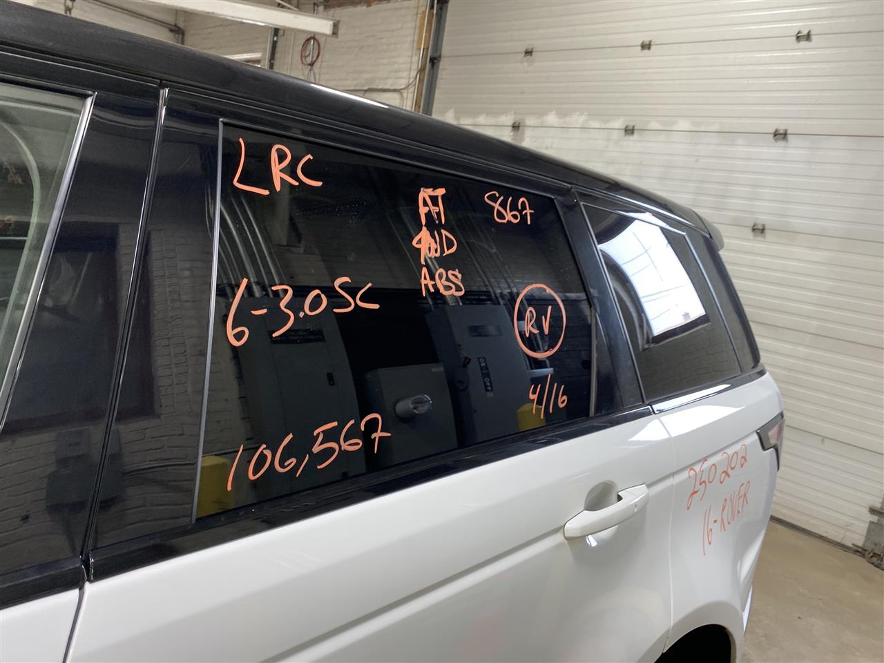 2016 Range Rover Sport parts car