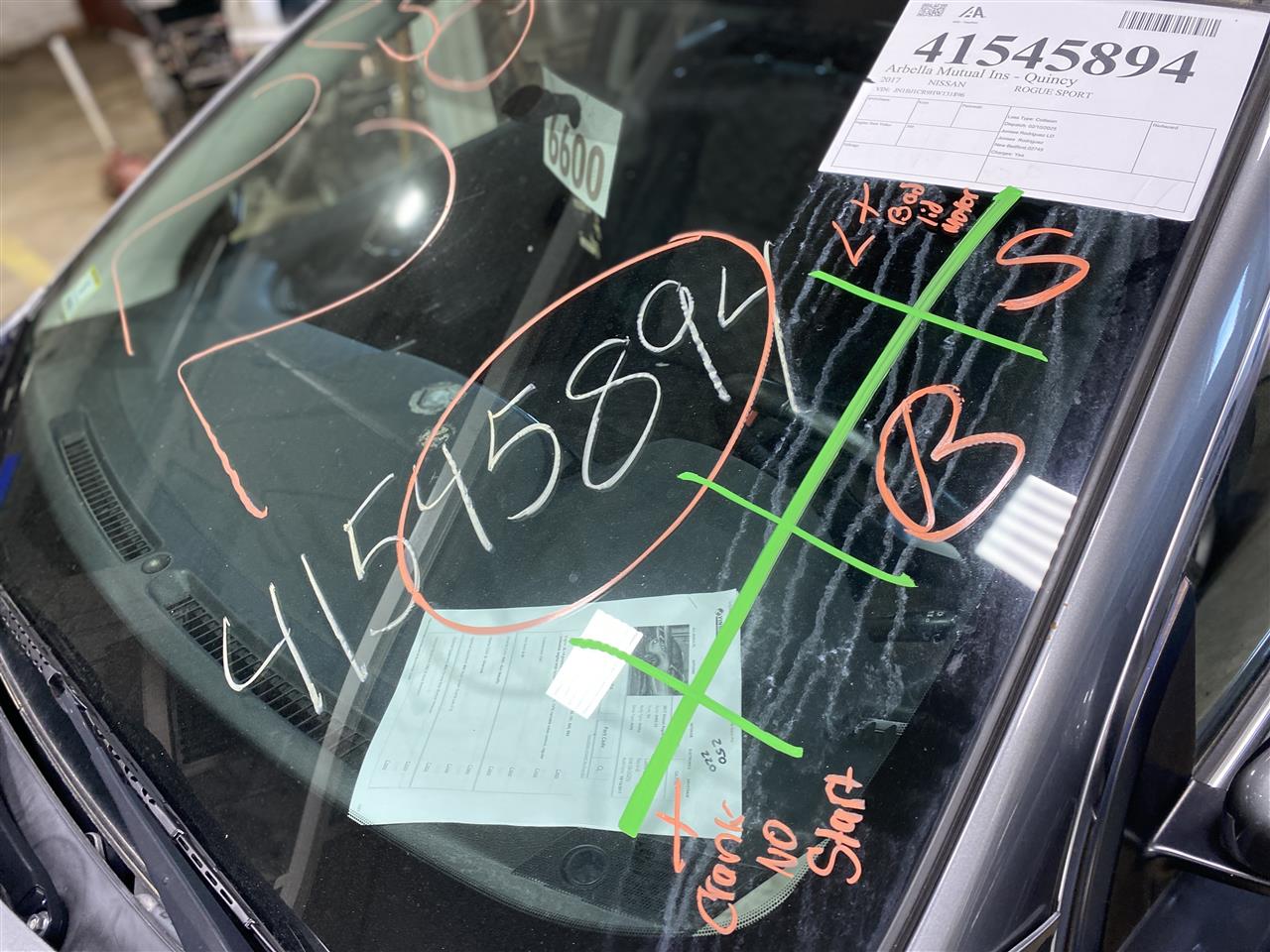 2017 Rogue Sport parts car