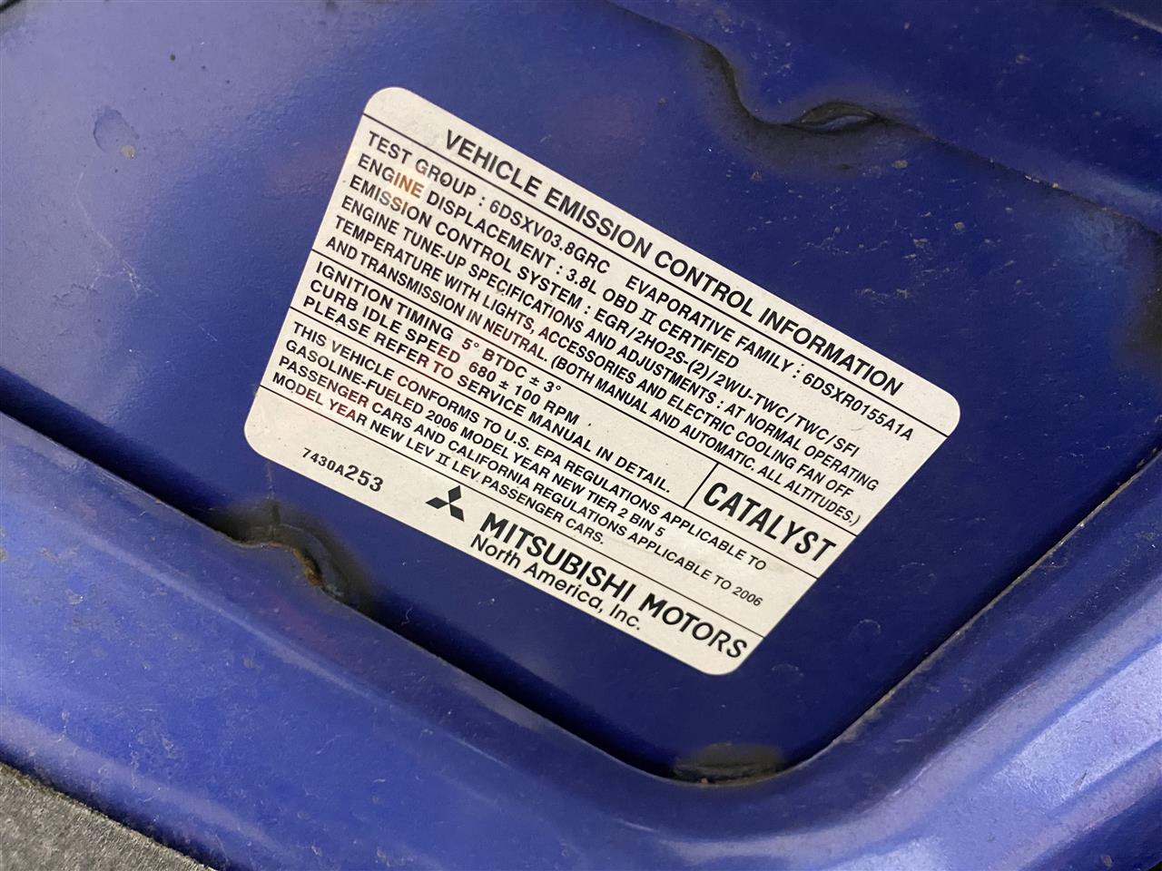 2006 Eclipse parts car