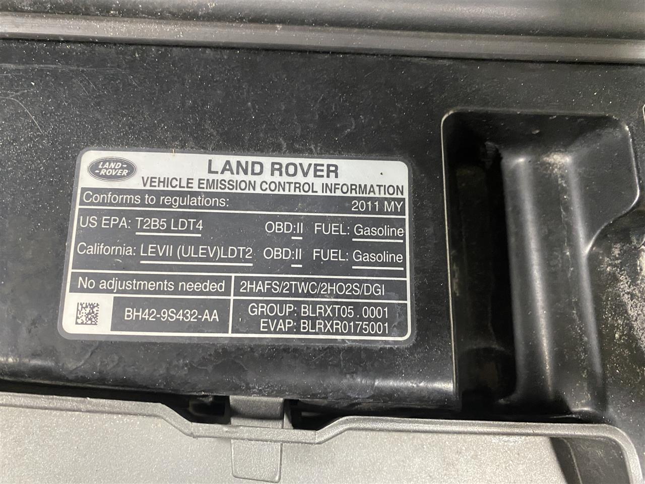 2011 Range Rover Sport parts car