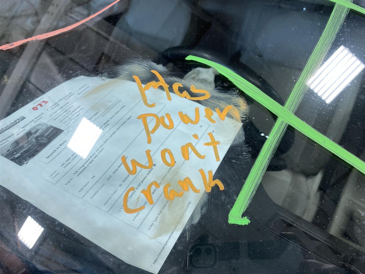 2018 Atlas parts car