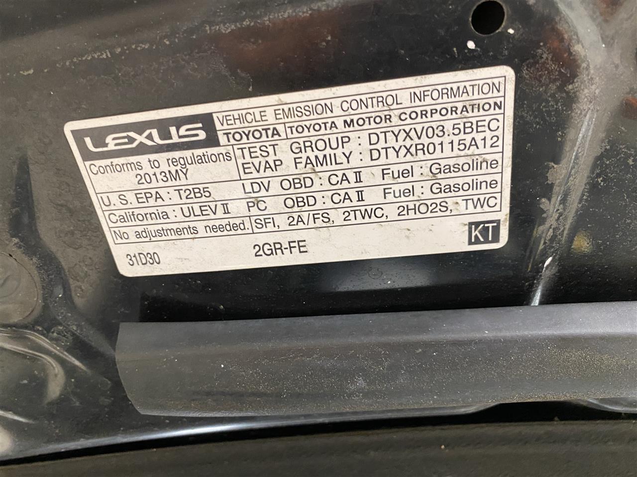 2013 ES350 parts car