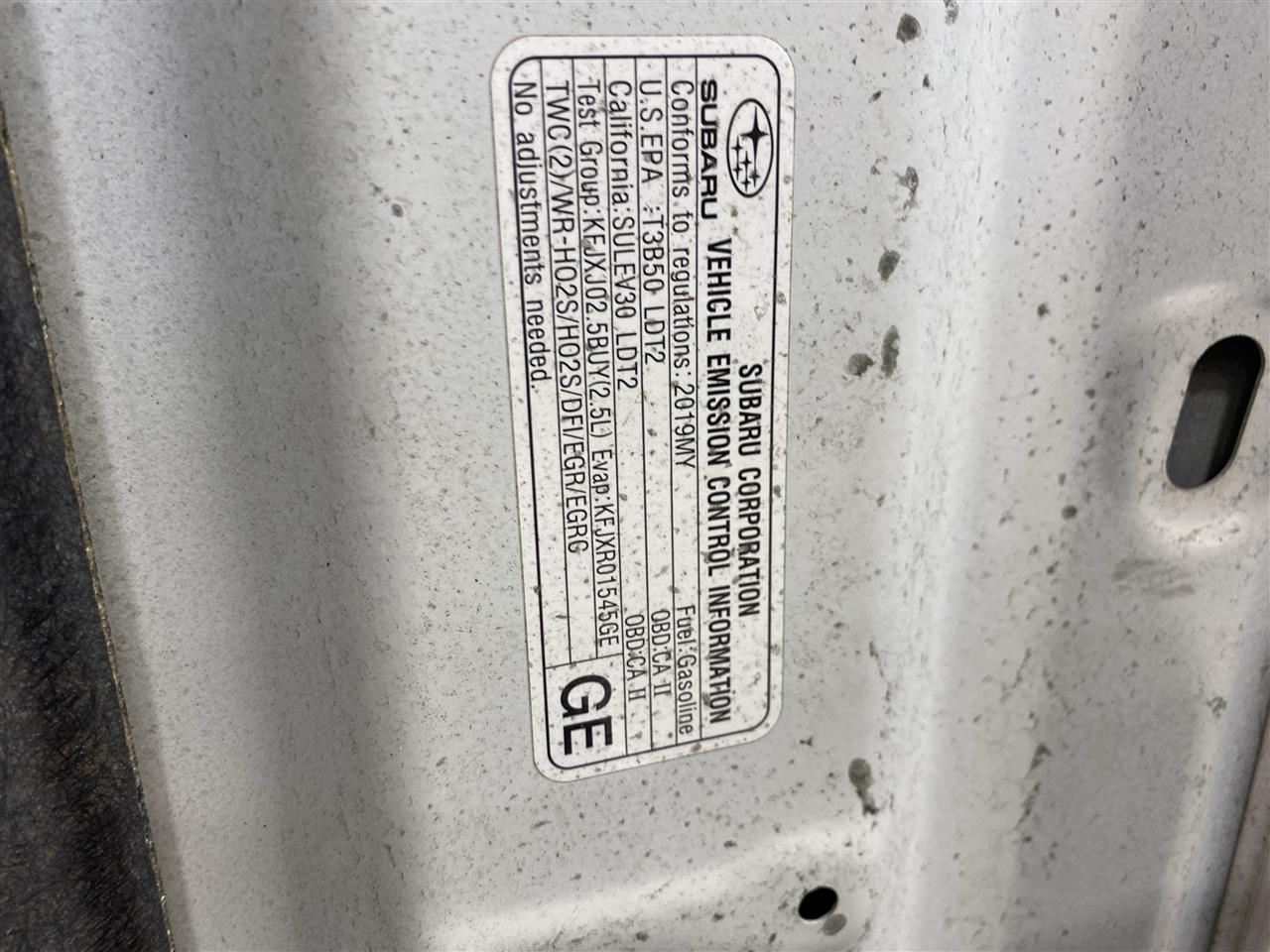 2019 Forester parts car