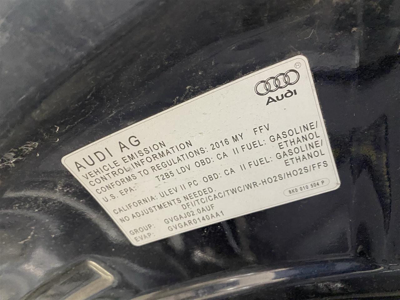 2016 Allroad parts car