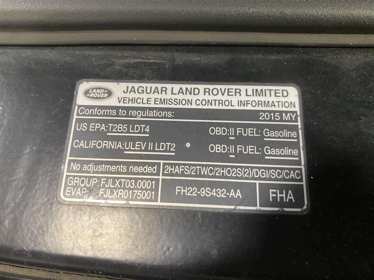 2015 LR4 parts car