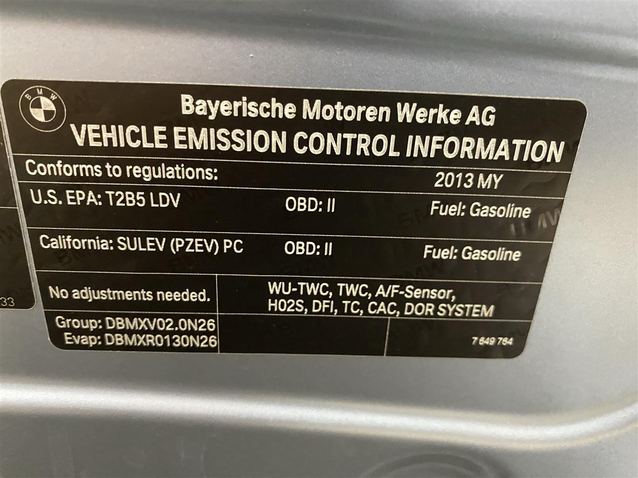 2013 328i parts car