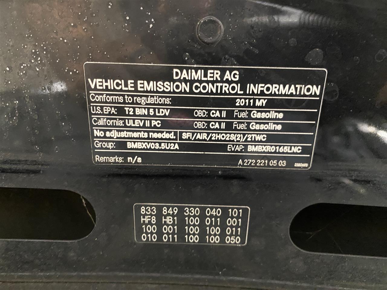 2011 E350 parts car