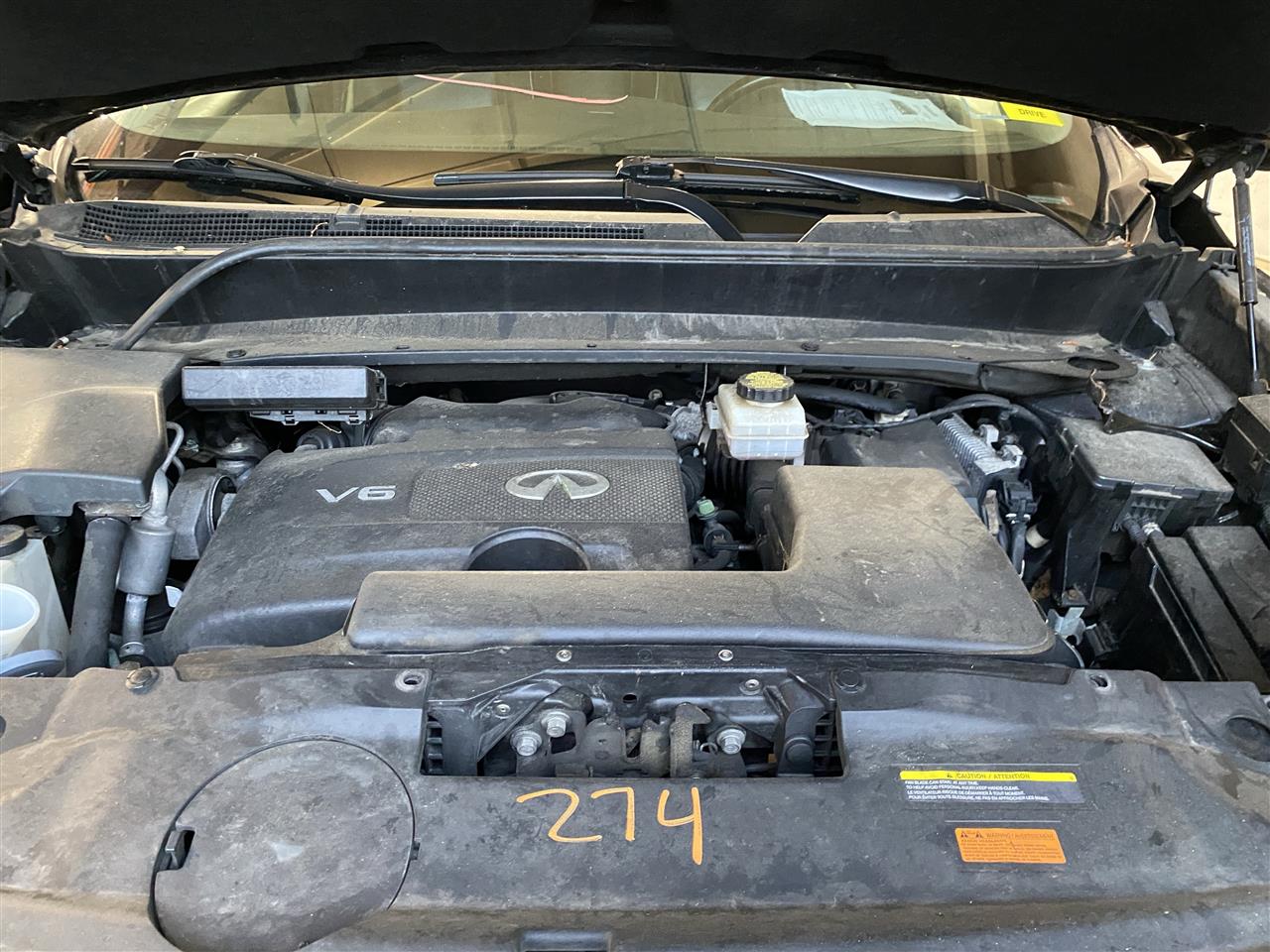 2018 QX60 parts car