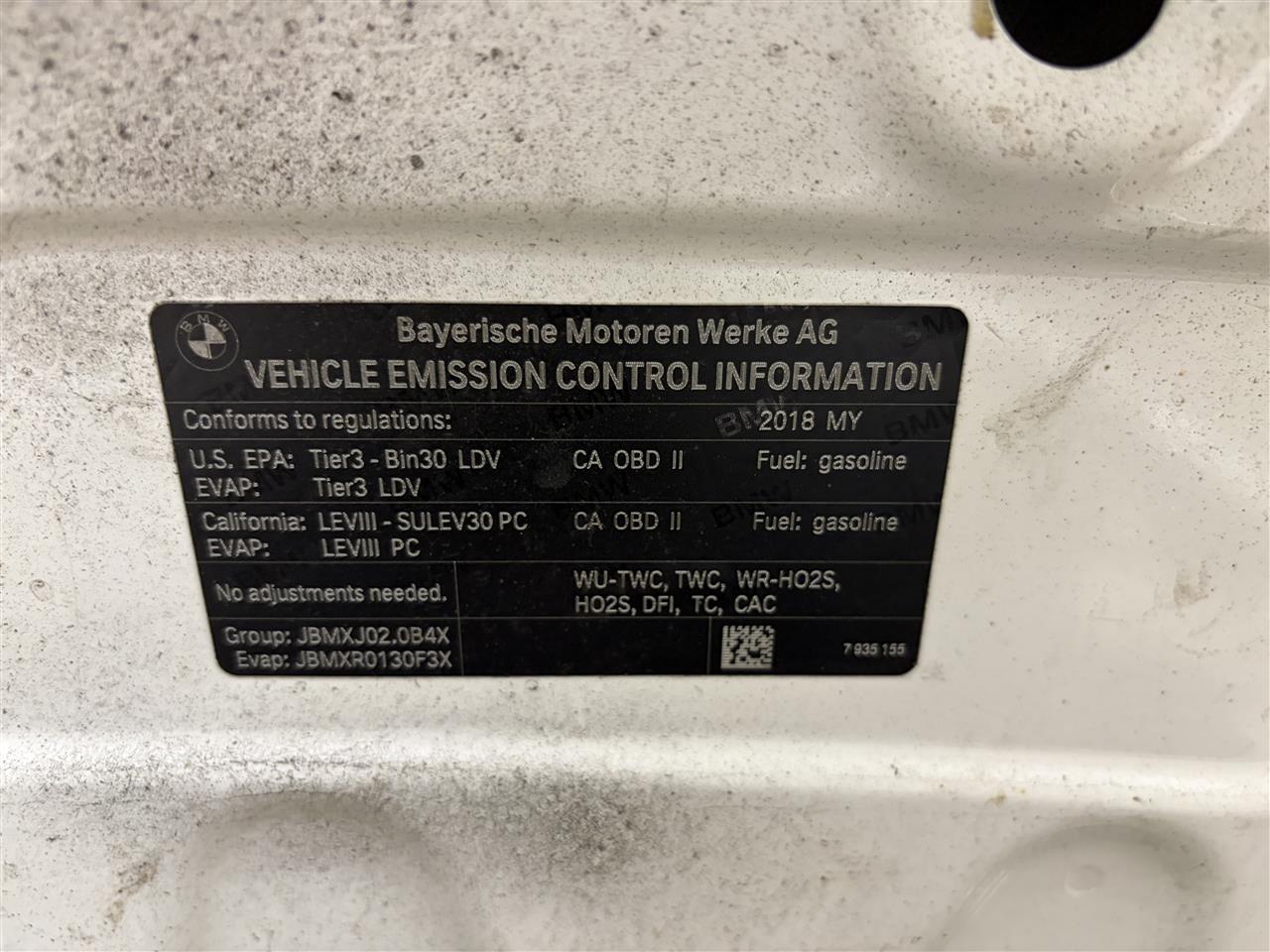 2018 330i parts car